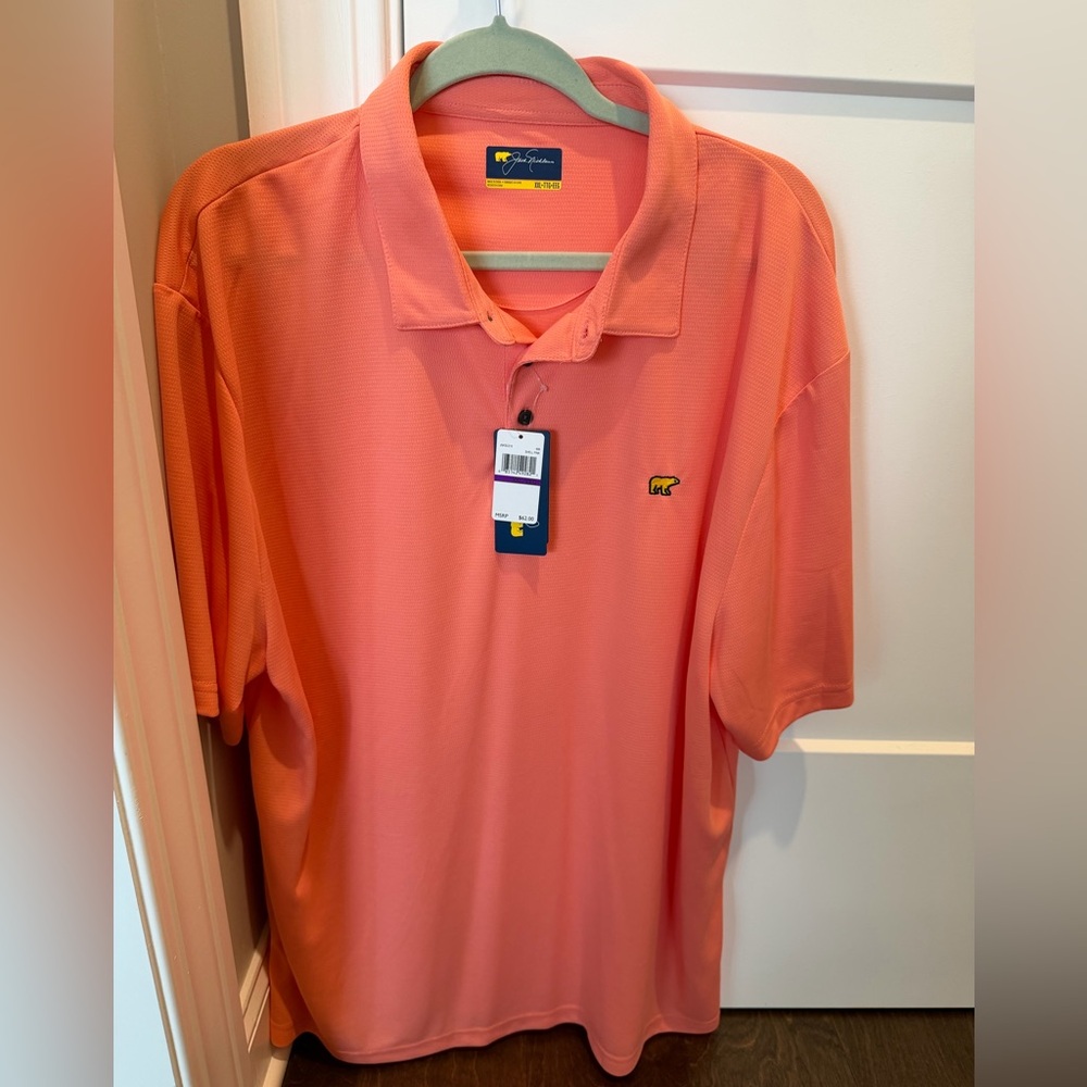 NWT Men's Orange Polo Shirt